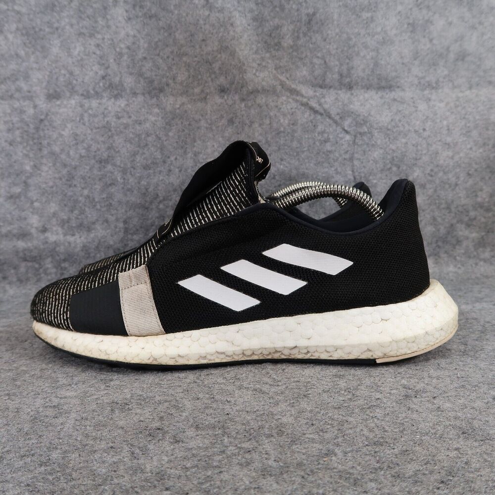 Adidas Shoes Men 8 Athletic Trainer SenseBoost Running Sport Active Casual Black - Picture 5 of 16